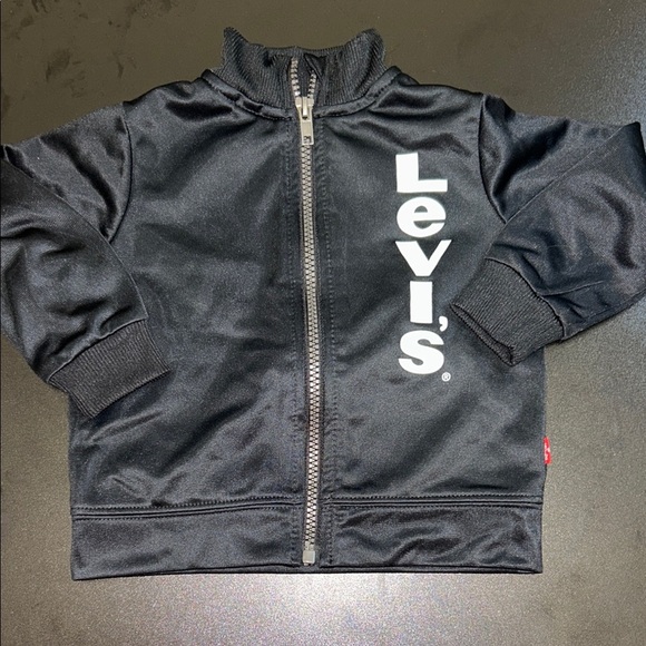 Levi's Other - 205. Levi's Kids Black Zip-Up Track Jacket size 18 months